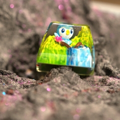 Pokemon - Piplup Artisan Keycap Breakwooden 3