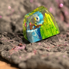 Pokemon - Piplup Artisan Keycap Breakwooden 3