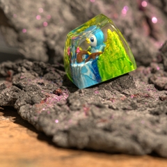 Pokemon - Piplup Artisan Keycap Breakwooden 3