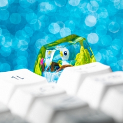 Pokemon - Piplup Artisan Keycap Breakwooden 5