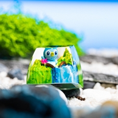 Pokemon - Piplup Artisan Keycap Breakwooden 5