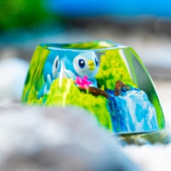Pokemon - Piplup Artisan Keycap Breakwooden 5
