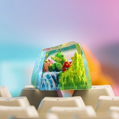 Pokemon - Politoed Artisan Keycap Breakwooden 5