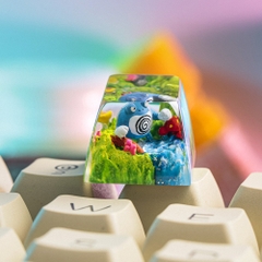 Pokemon - Poliwrath Artisan Keycap Breakwooden 2