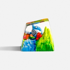 Pokemon - Poliwrath Artisan Keycap Breakwooden 3