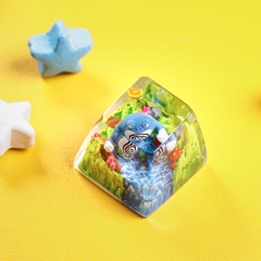 Pokemon - Poliwrath Artisan Keycap Breakwooden 4