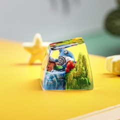 Pokemon - Poliwrath Artisan Keycap Breakwooden 4