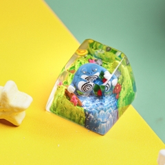 Pokemon - Poliwrath Artisan Keycap Breakwooden 4