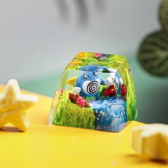 Pokemon - Poliwrath Artisan Keycap Breakwooden 4
