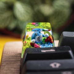 Pokemon - Poliwrath Artisan Keycap Breakwooden 4