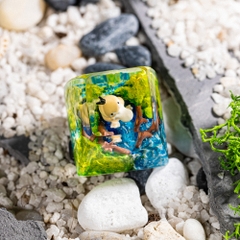 Pokemon - Psyduck Artisan Keycap Breakwooden 10