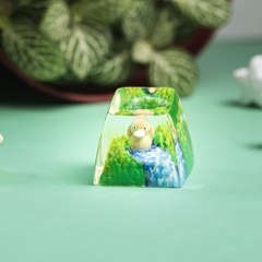 Pokemon - Psyduck Artisan Keycap Breakwooden 12
