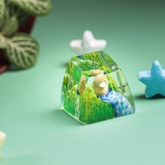 Pokemon - Psyduck Artisan Keycap Breakwooden 12