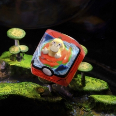 Pokemon - Psyduck Artisan Keycap Breakwooden 13