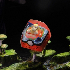 Pokemon - Psyduck Artisan Keycap Breakwooden 13