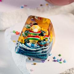 Pokemon - Psyduck Artisan Keycap Breakwooden 17