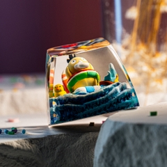 Pokemon - Psyduck Artisan Keycap Breakwooden 17