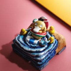 Pokemon - Psyduck Artisan Keycap Breakwooden 18