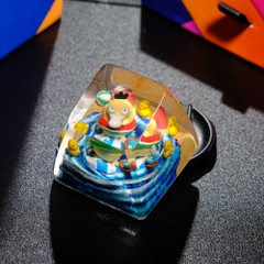 Pokemon - Psyduck Artisan Keycap Breakwooden 18