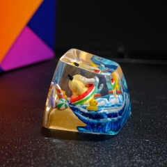 Pokemon - Psyduck Artisan Keycap Breakwooden 18