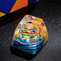 Pokemon - Psyduck Artisan Keycap Breakwooden 18