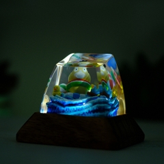 Pokemon - Psyduck Artisan Keycap Breakwooden 18