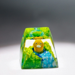 Pokemon - Psyduck Artisan Keycap Breakwooden 3