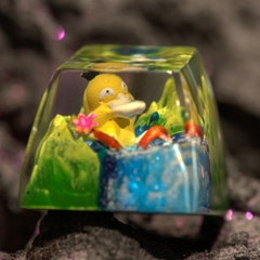 Pokemon - Psyduck Artisan Keycap Breakwooden 4