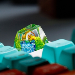 Pokemon - Raichu Artisan Keycap Breakwooden