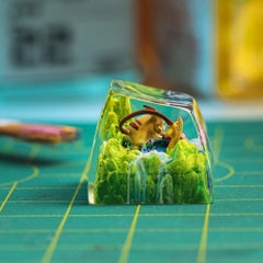 Pokemon - Raichu Artisan Keycap Breakwooden 2