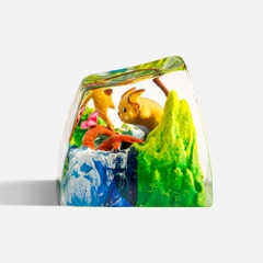 Pokemon - Raichu Artisan Keycap Breakwooden 3