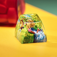 Pokemon - Raichu Artisan Keycap Breakwooden 5