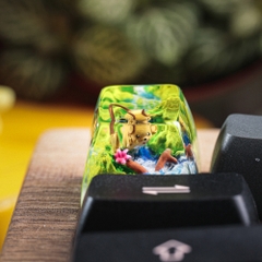 Pokemon - Raichu Artisan Keycap Breakwooden 6