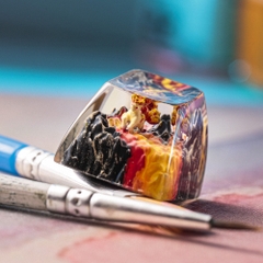 Pokemon - Rapidash Artisan Keycap Breakwooden