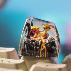 Pokemon - Rapidash Artisan Keycap Breakwooden 2