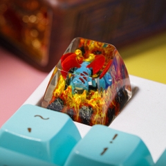 Pokemon - Salamence Artisan Keycap Breakwooden
