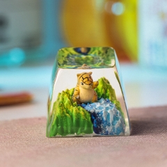 Pokemon - Sandshrew Artisan Keycap Breakwooden 3