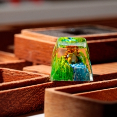 Pokemon - Sandslash Artisan Keycap Breakwooden