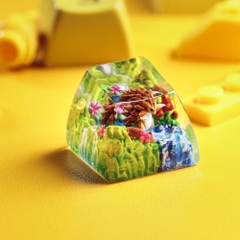 Pokemon - Sandslash Artisan Keycap Breakwooden 3