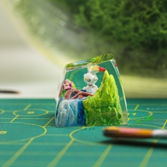 Pokemon - Scorbunny Artisan Keycap Breakwooden