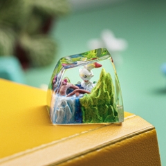 Pokemon - Scorbunny Artisan Keycap Breakwooden 3