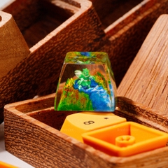 Pokemon - Scyther Artisan Keycap Breakwooden