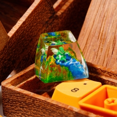 Pokemon - Scyther Artisan Keycap Breakwooden