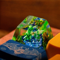 Pokemon - Scyther Artisan Keycap Breakwooden 2