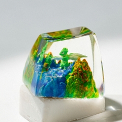 Pokemon - Scyther Artisan Keycap Breakwooden 5