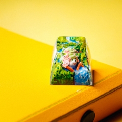 Pokemon - Shaymin Artisan Keycap Breakwooden