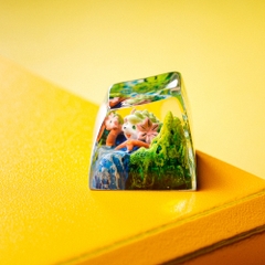 Pokemon - Shaymin Artisan Keycap Breakwooden