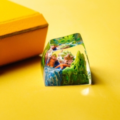 Pokemon - Shaymin Artisan Keycap Breakwooden