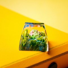 Pokemon - Shaymin Artisan Keycap Breakwooden