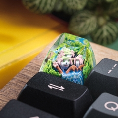 Pokemon - Shaymin Artisan Keycap Breakwooden